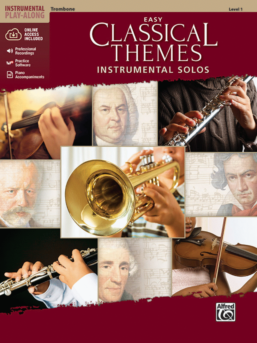 Easy Classical Themes Instrumental Solos (trombone)