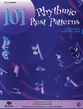 Book cover for 101 Rhythmic Rest Patterns