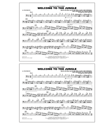 Book cover for Welcome To The Jungle - 1st Trombone