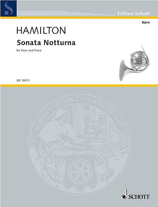 Book cover for Hamilton Sonata Notturna Hn Pft