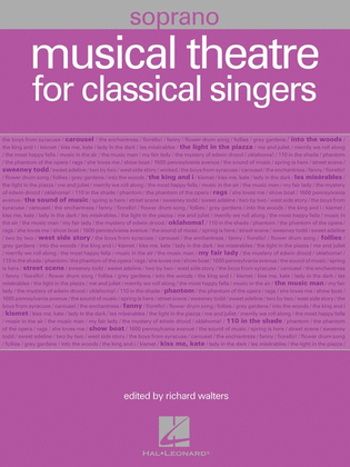 Book cover for Musical Theatre For Classical Singers Soprano
