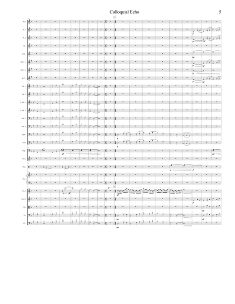 Op. 4 - Colloquial Echo for Full Orchestra image number null