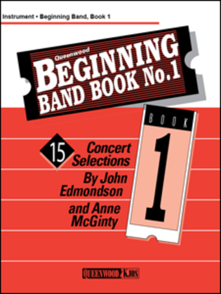 Book cover for Beginning Band Book No. 1 - Percussion