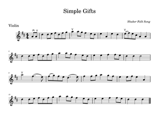 Book cover for Simple Gifts