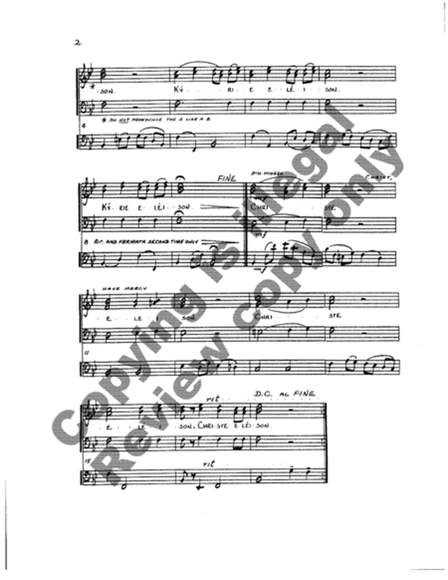 California Mission Music (Full/Choral Score) image number null