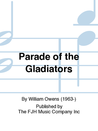 Book cover for Parade of the Gladiators