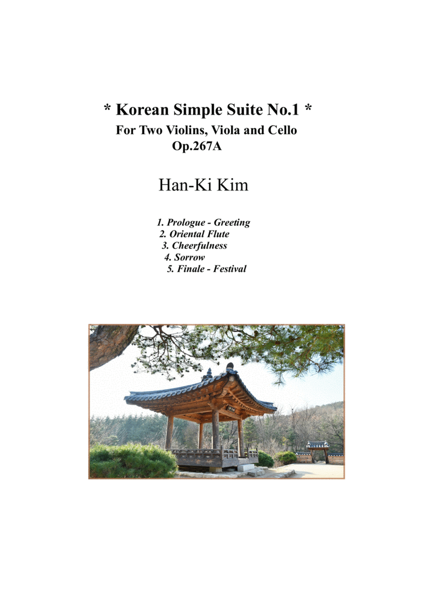 Korean Simple Suite No.1 (For String Quartet) image number null