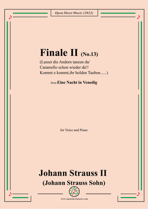 Book cover for Johann Strauss II-Finale II,No.13