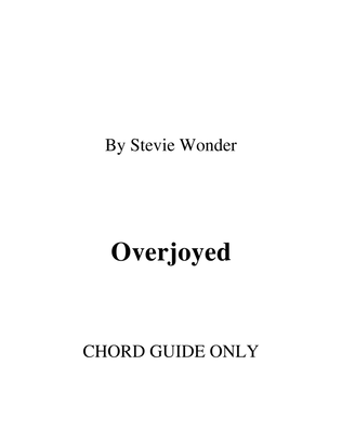 Book cover for Overjoyed