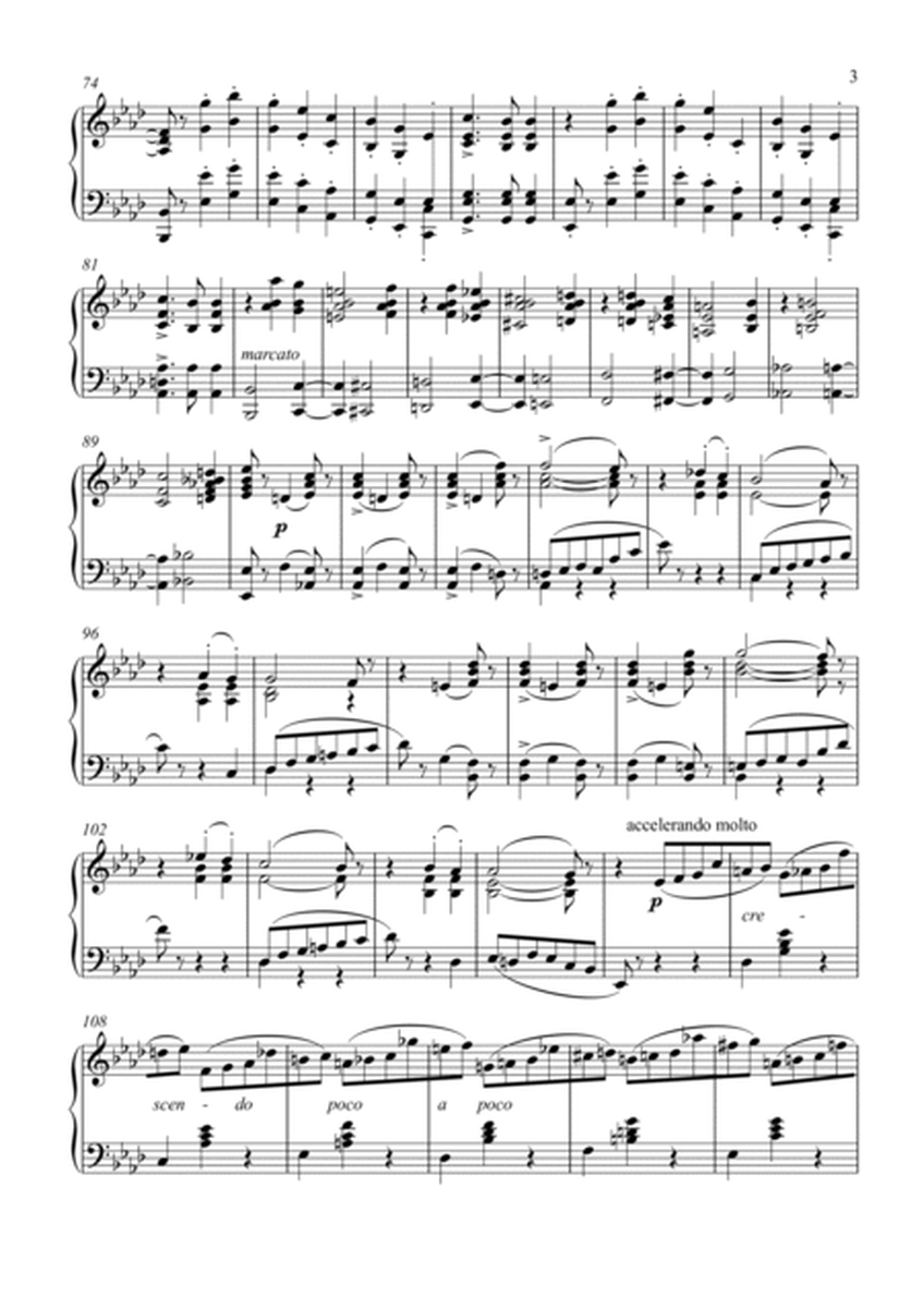 Tchaikovsky-Valse de salon in A♭ major, Op.51 No.1(Piano) image number null