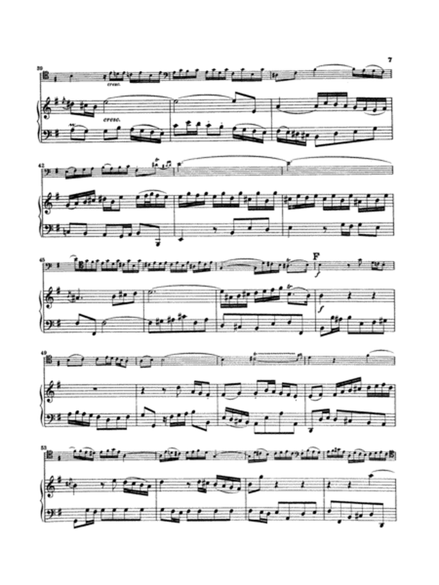 Sonata in G Major for Viola da Gamba, BWV 1027 (Transcribed For Cello and Piano)