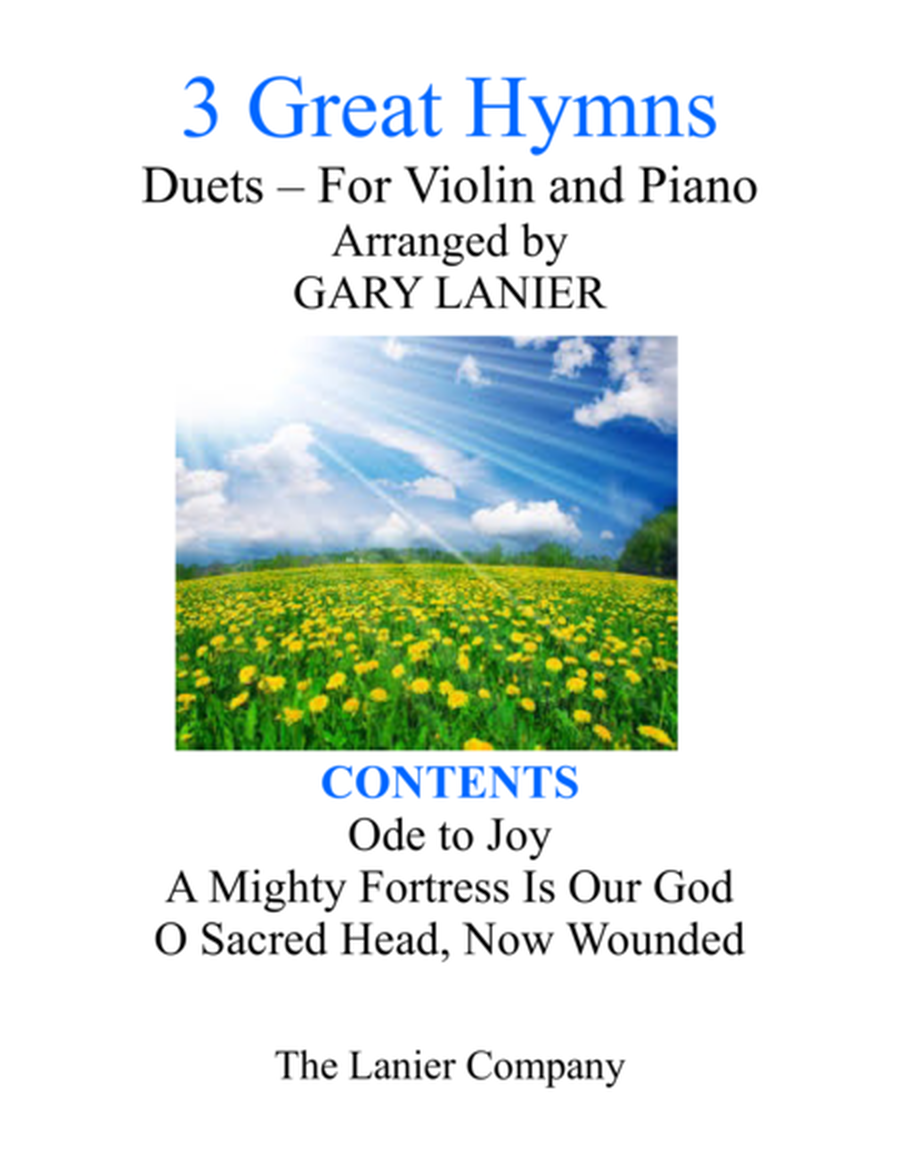 Gary Lanier: 3 GREAT HYMNS (Duets for Violin & Piano) image number null