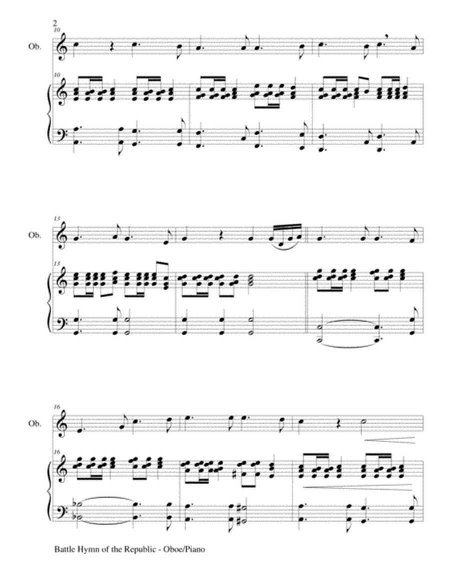 BATTLE HYMN OF THE REPUBLIC (Duet – Oboe and Piano/Score and Parts) image number null