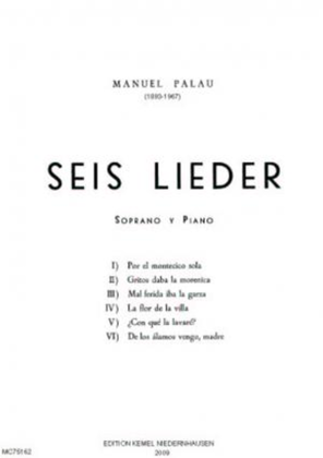 Book cover for Seis lieder
