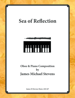 Book cover for Sea of Reflection - Oboe & Piano