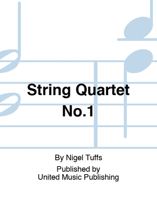Book cover for String Quartet No.1