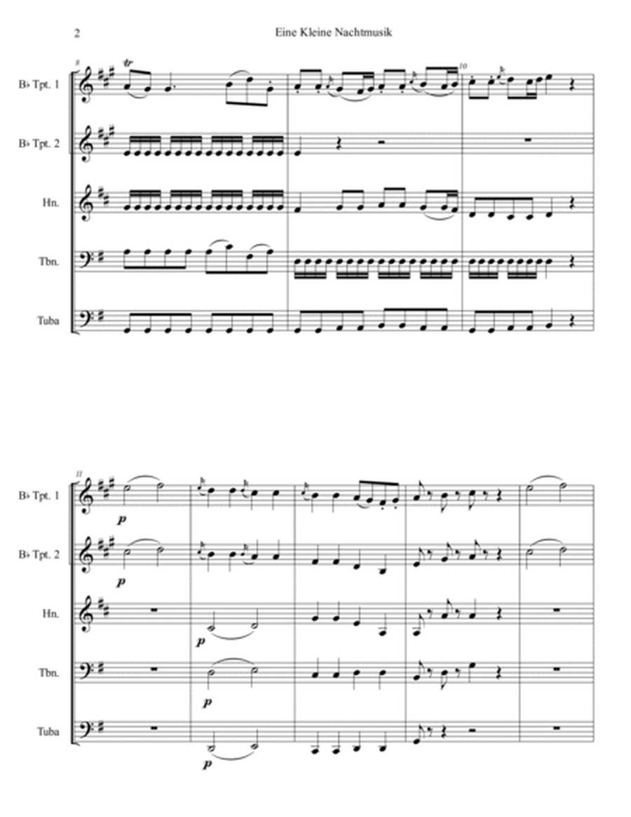 Eine Kleine Nachtmusik: Serenade No. 13 in G Major, K 525 image number null
