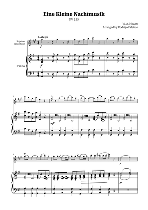 Eine Kleine Nachtmusik (for solo soprano sax with piano accompaniment)