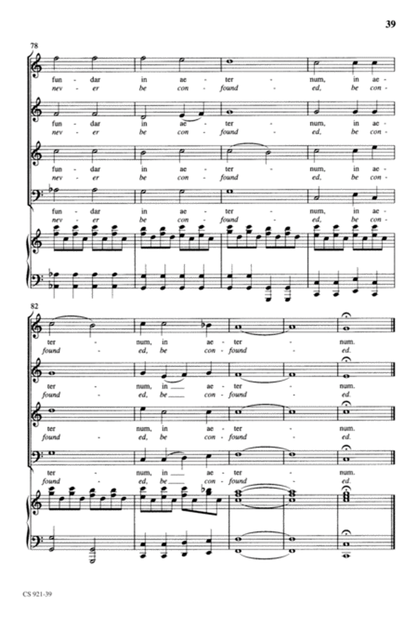 Te Deum - Choral Score