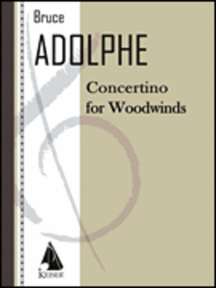 Book cover for Concertino for Woodwinds (Wind Quartet) - Full Score