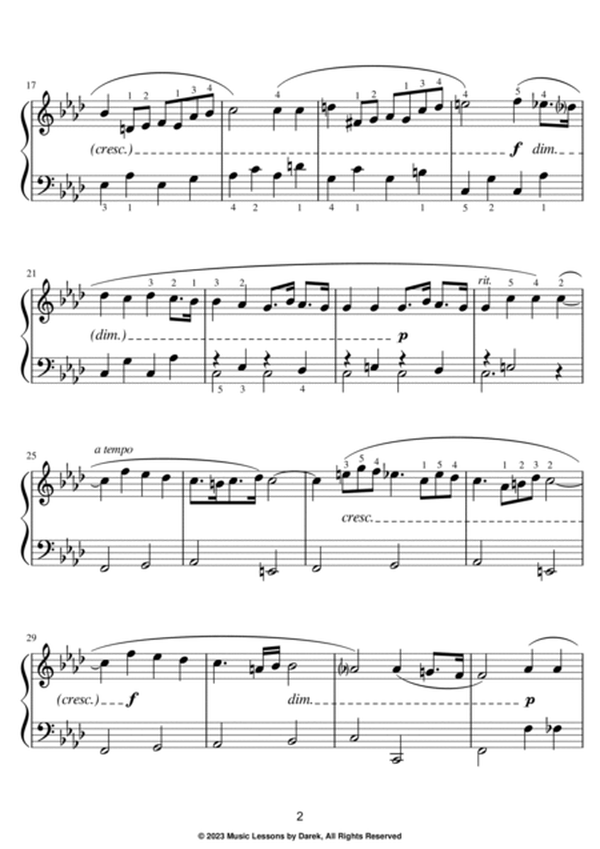 Nocturne in F Minor (EASY PIANO) Op. 55, No. 1 [Frédéric Chopin] by Frederic Chopin Easy Piano - Digital Sheet Music