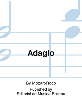 Book cover for Adagio