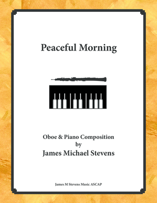 Book cover for Peaceful Morning - Oboe & Piano