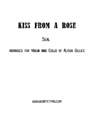 Book cover for Kiss From A Rose