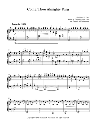 Come Thou Almighty King - Piano Solo