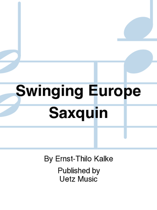 Book cover for Swinging Europe Saxquin