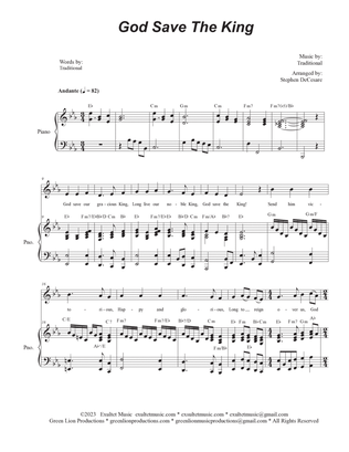Book cover for God Save The King (Vocal solo - (Medium Key)