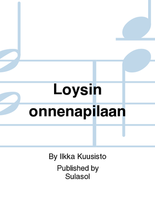 Book cover for Löysin onnenapilaan