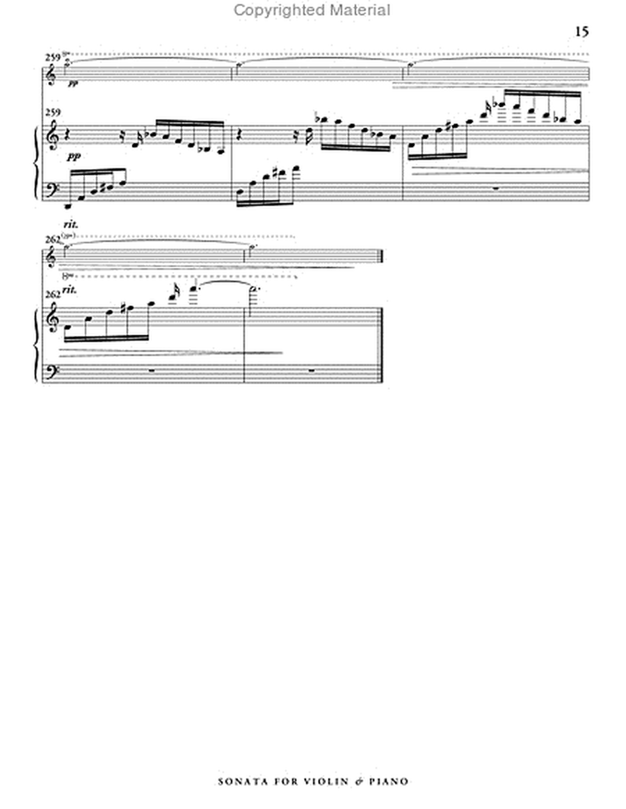 Sonata for Violin and Piano (score & 1 part) image number null