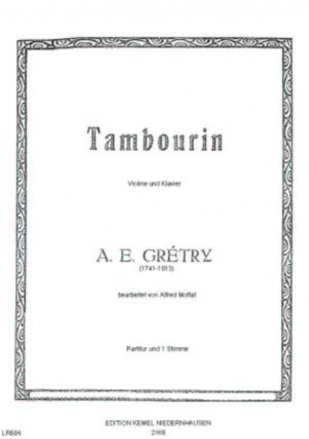 Tambourin : Violine und Klavier