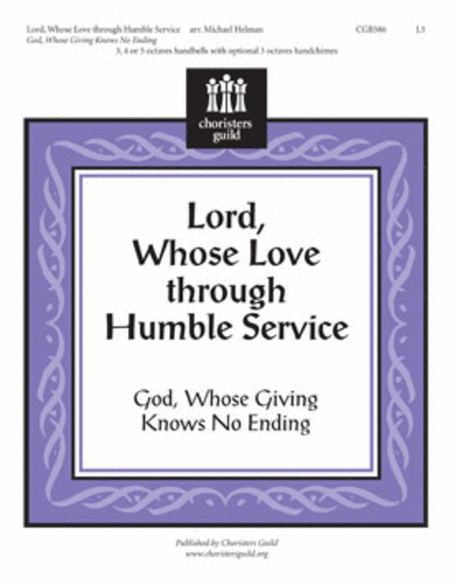 Lord, Whose Love Through Humble Service image number null