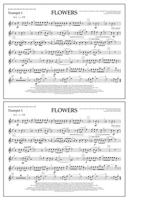 Book cover for Flowers (arr. Tom Wallace) - Trumpet 1
