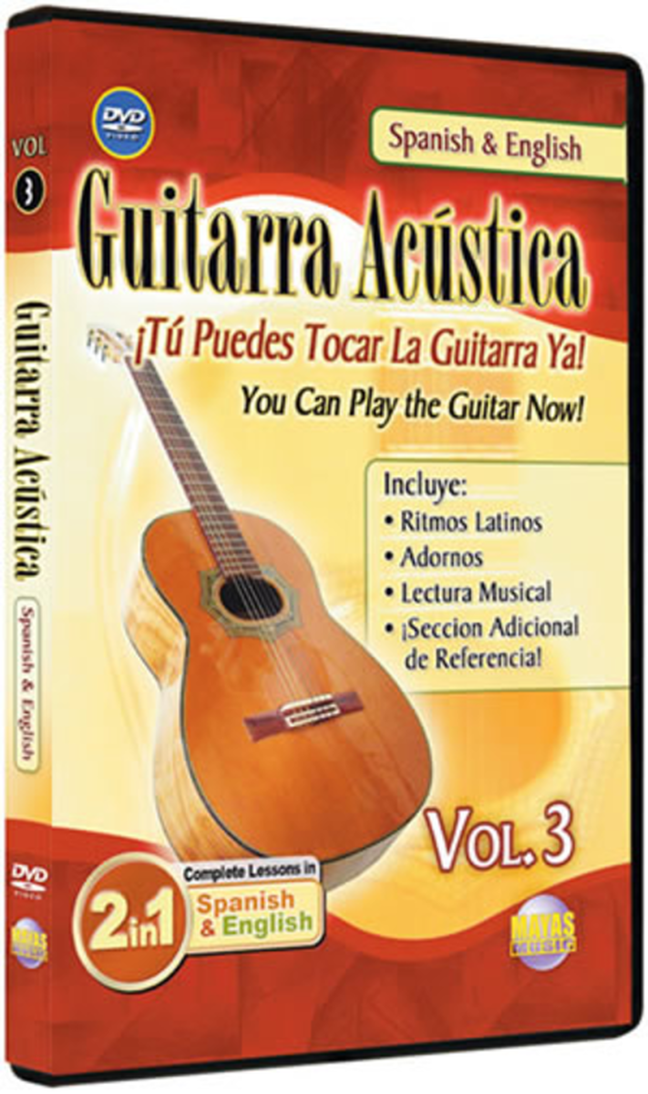 Guitarra Acustica Vol. 3 DVD, Spanish and English