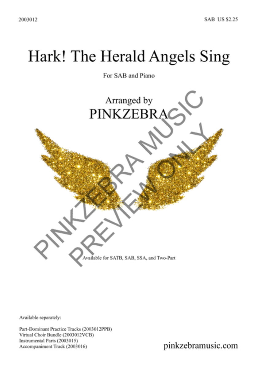 Hark! The Herald Angels Sing SAB image number null