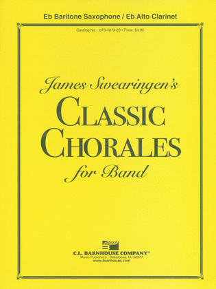 Book cover for James Swearingen's Classic Chorales for Band