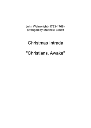 Book cover for Christmas Intrada - "Christians, Awake"