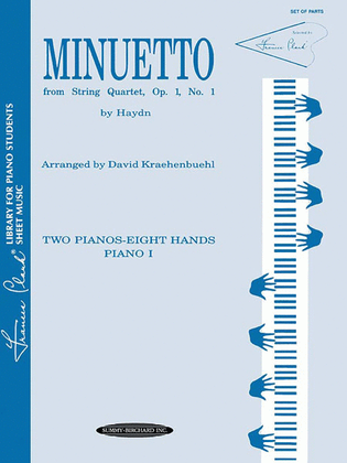 Minuetto from String Quartet, Op. 1, No. 1