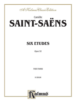 Book cover for Six Etudes, Op. 52