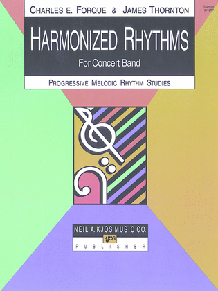 Book cover for Harmonized Rhythms - Bb Trumpet/Cornet