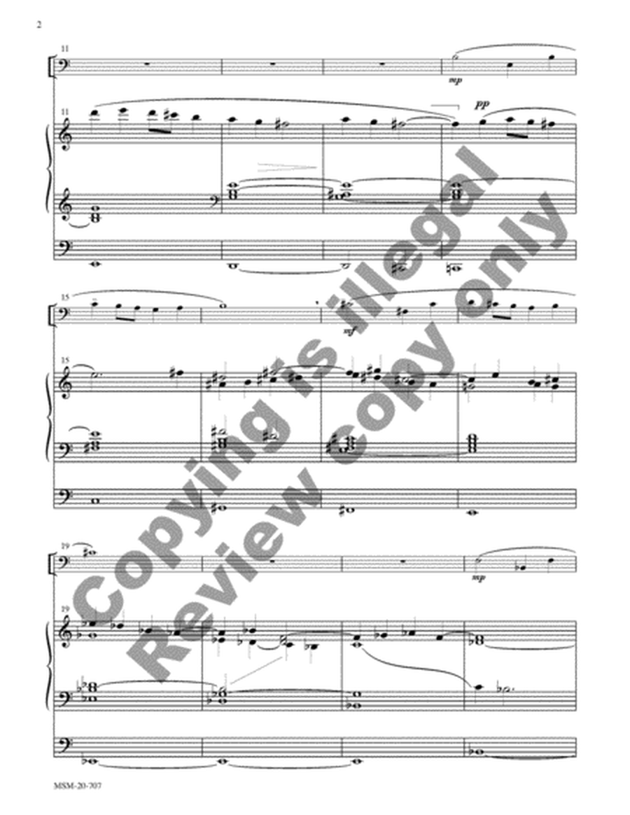 Two Psalm-Preludes for Organ and Solo Instrument image number null