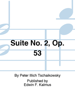 Book cover for Suite No. 2, Op. 53
