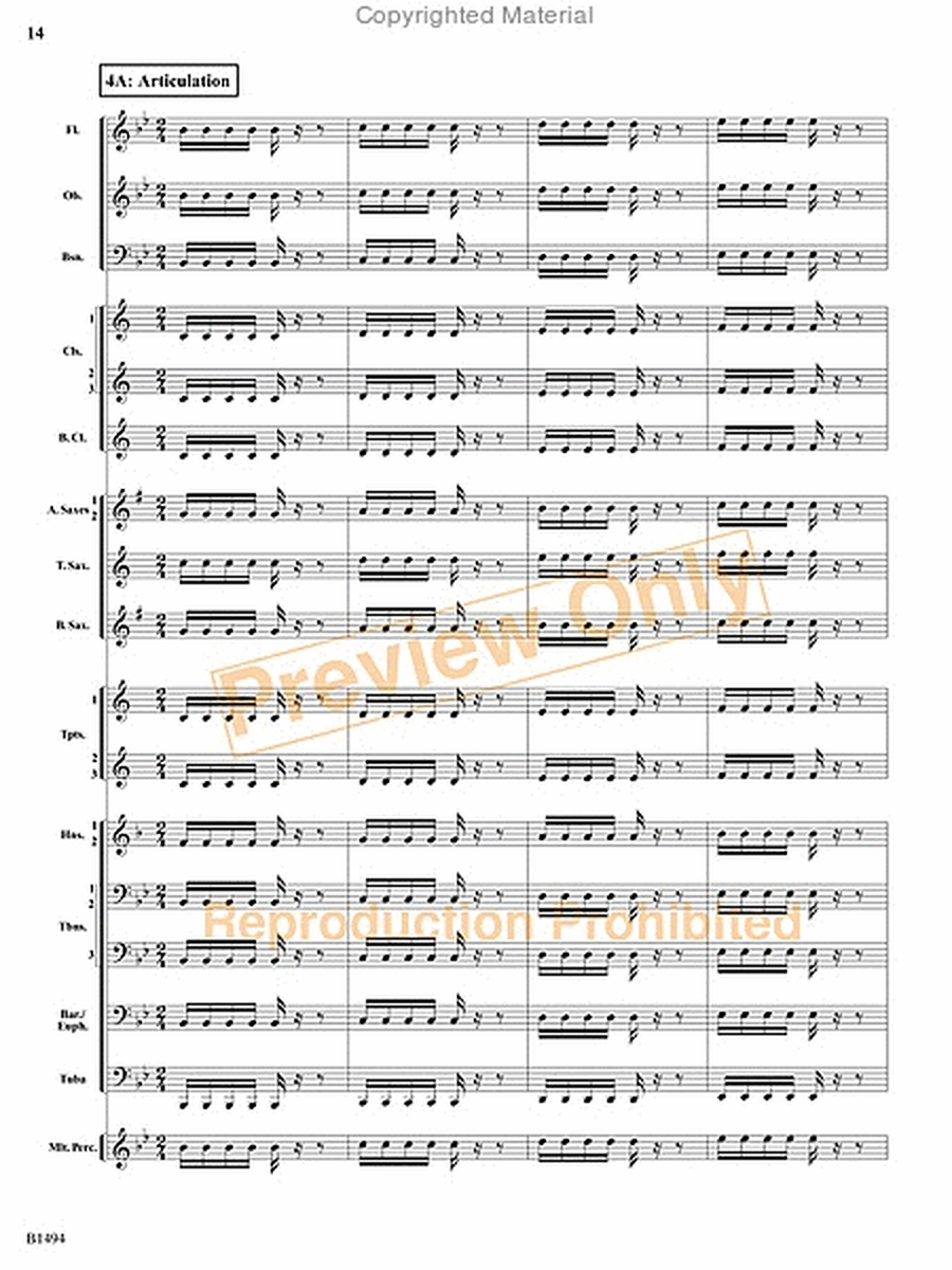 Warm-Up Fundamentals for Concert Band