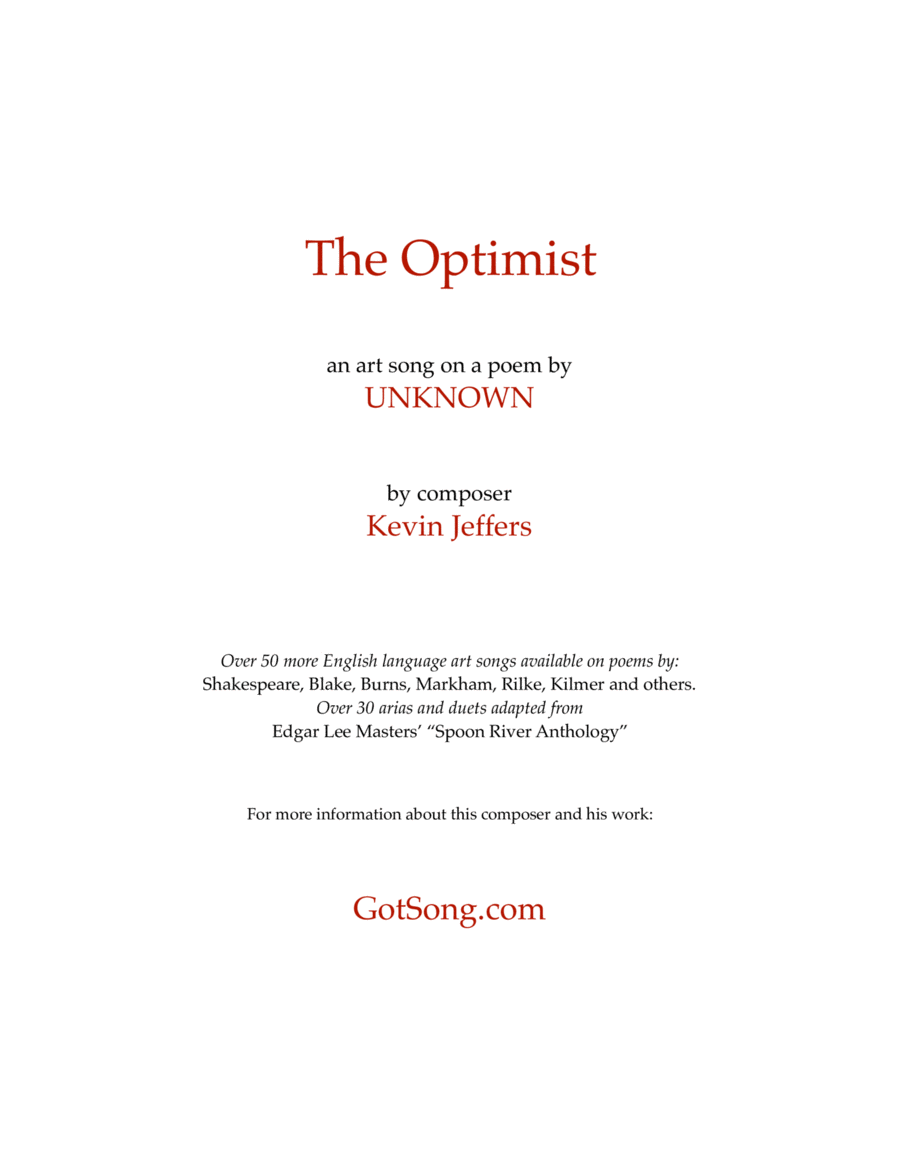 The Optimist image number null