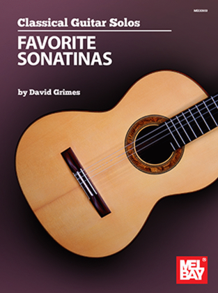 Book cover for Classical Guitar Solos - Favorite Sonatinas