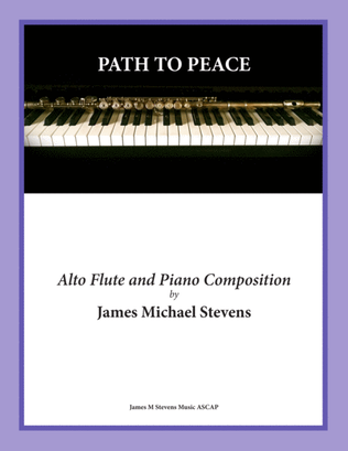 Book cover for Path to Peace - Alto Flute & Piano