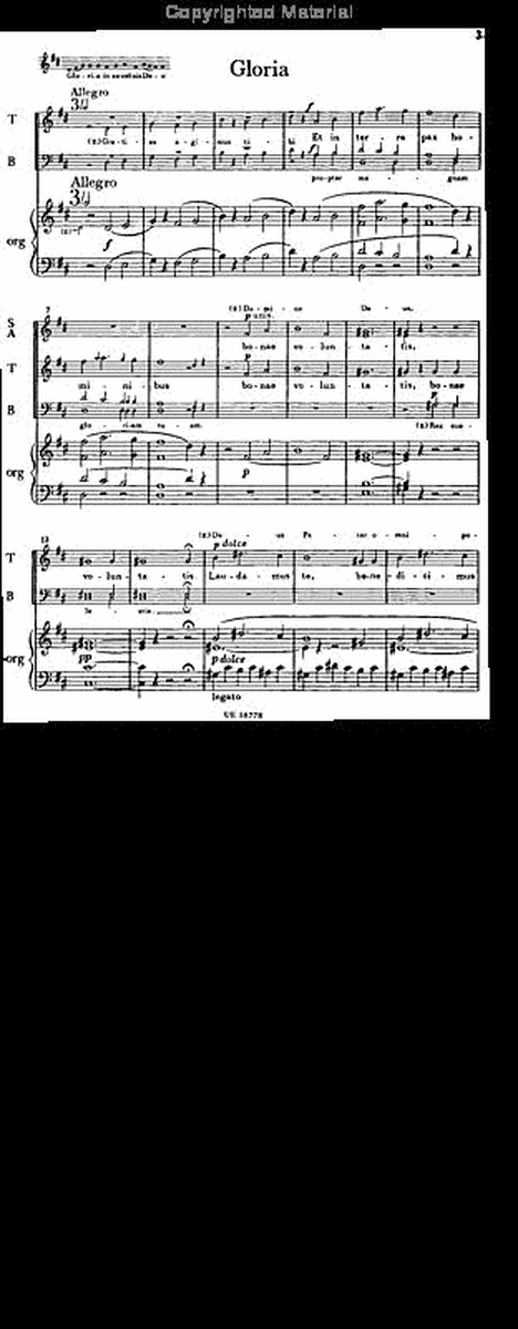 Mass, B-flat, After Liszt, SATB/O